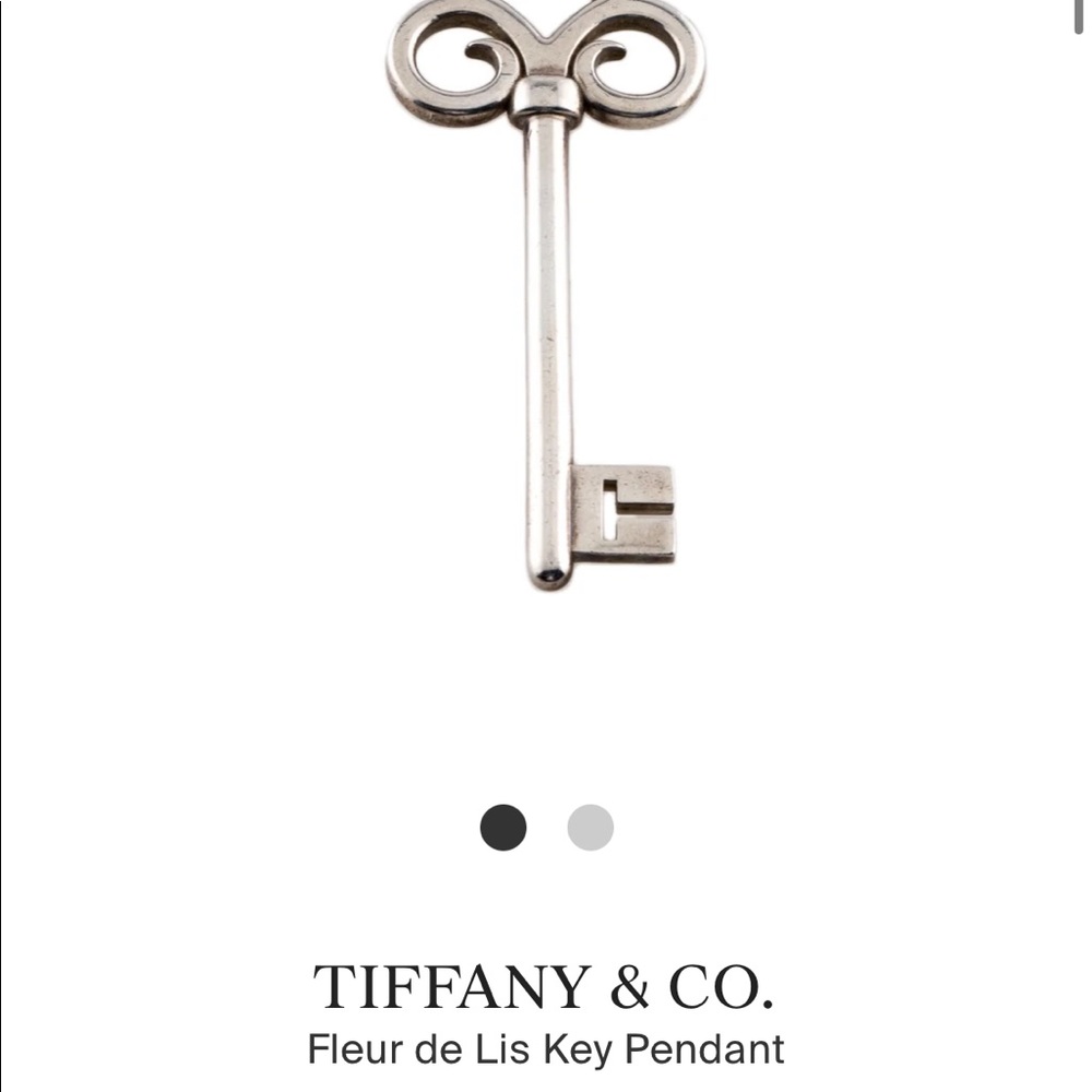 Tiffany & Co fleur de lis necklace